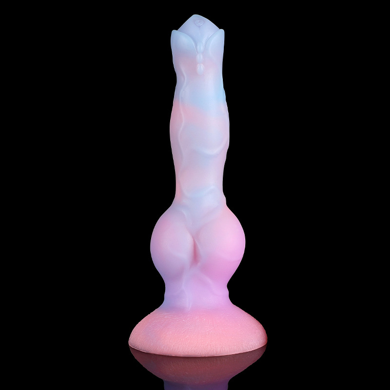 (image for) Alien Space Cock Glow in The Dark Silicone Dildo