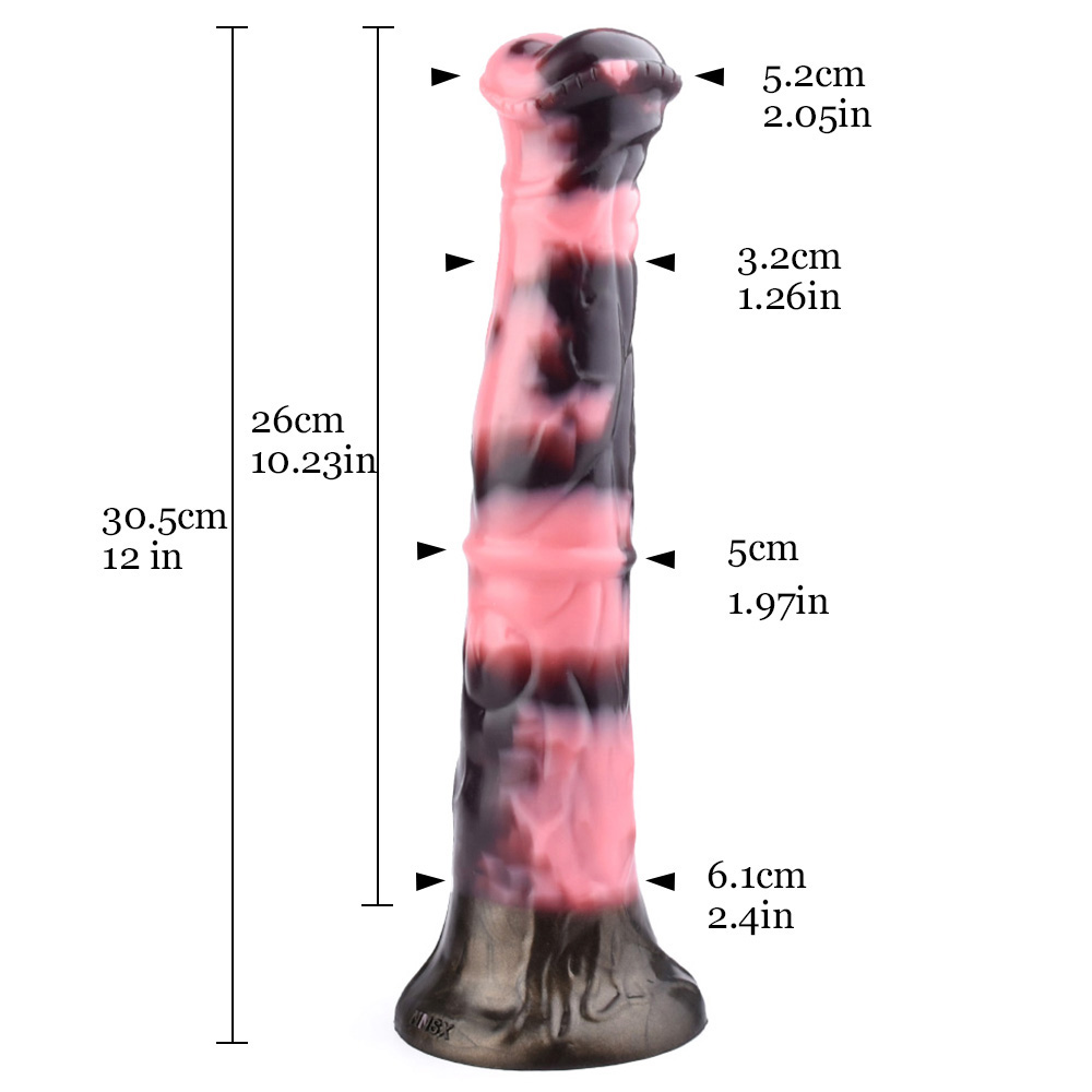 (image for) Simulated Animal Dildo 12 IN - D