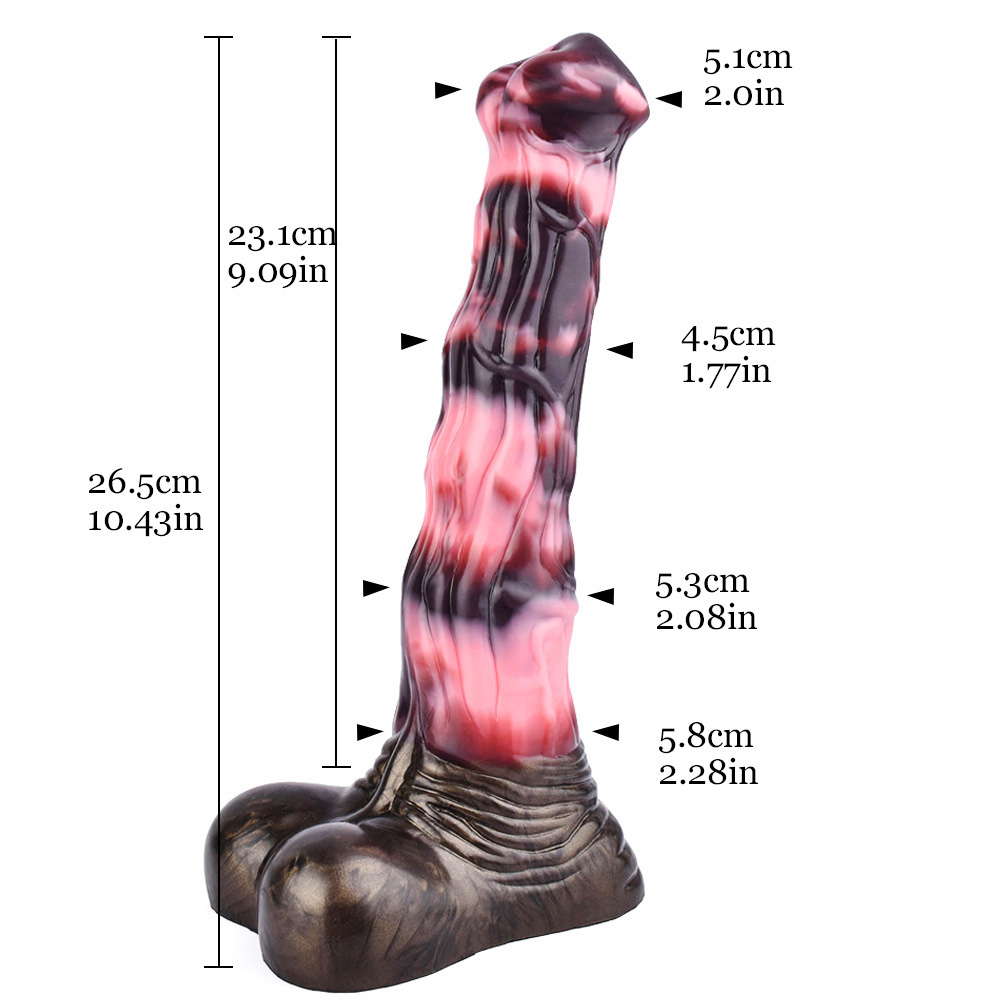 (image for) Simulated Animal Dildo 10.4 IN - J