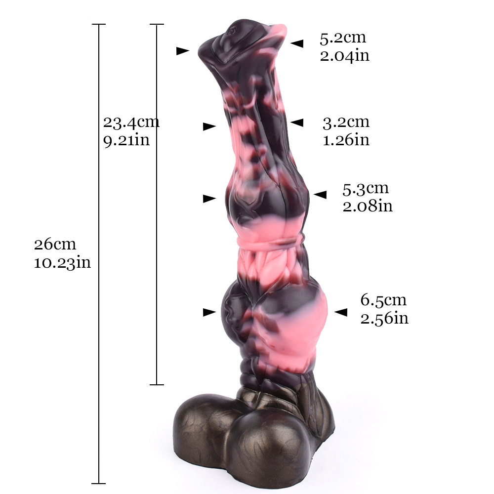 (image for) Simulated Animal Dildo 10.2 IN - K