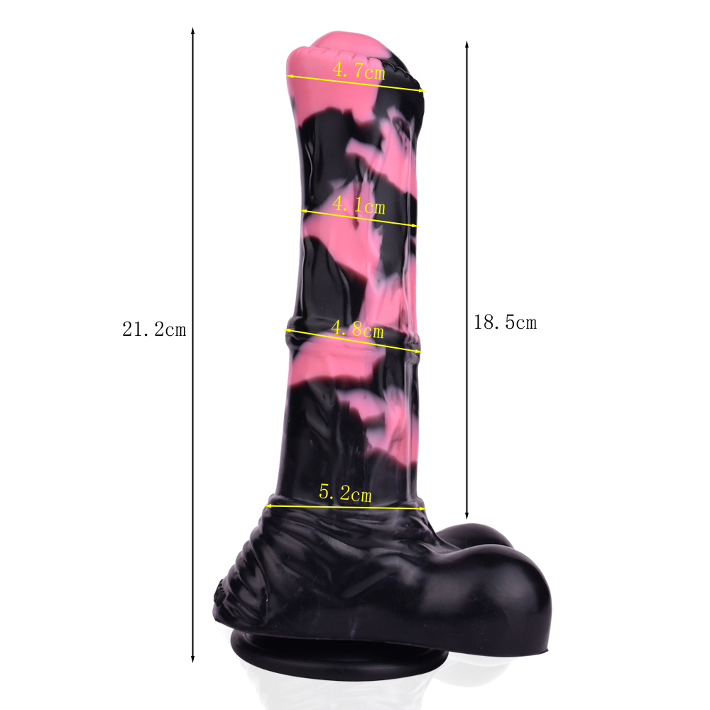 (image for) Squirting Simulated Horses Silicone Dildo - U