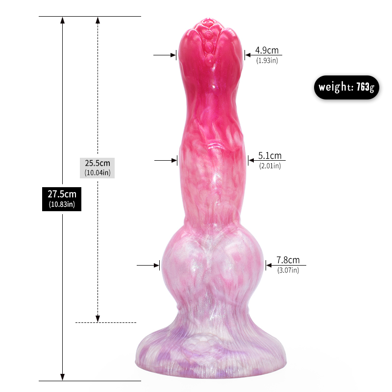 (image for) Peachy Colorful Realistic Dildo