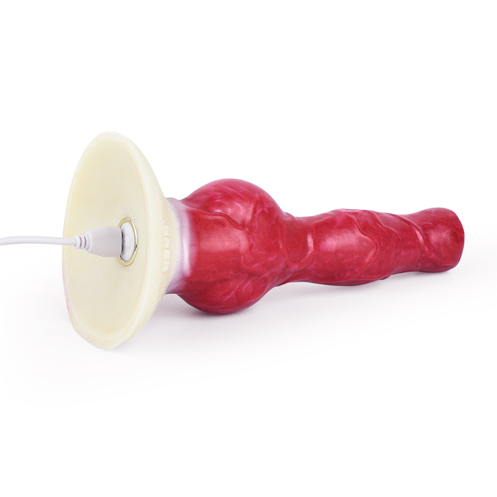 (image for) Dog Knot Werewolf Silicone Vibration Dildo