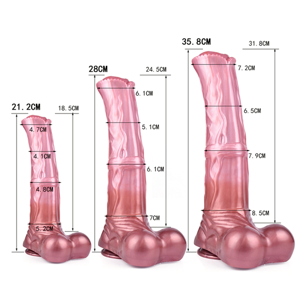 (image for) Akhal-teke Horses Silicone Dildo - 07