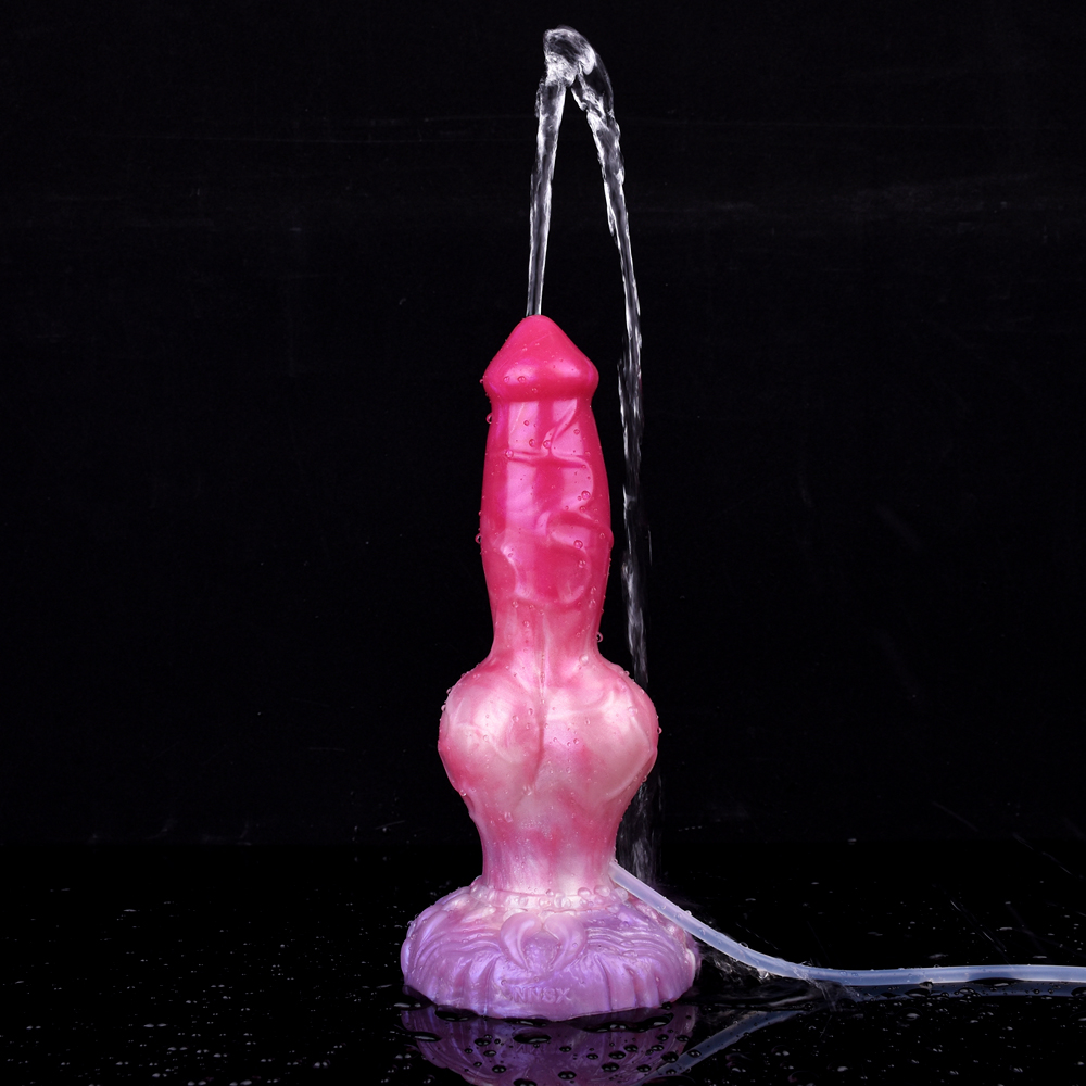(image for) Ejaculating Peachy Colorful Realistic Dildo- 10