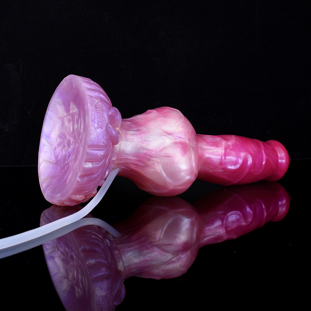 (image for) Ejaculating Peachy Colorful Realistic Dildo- 10
