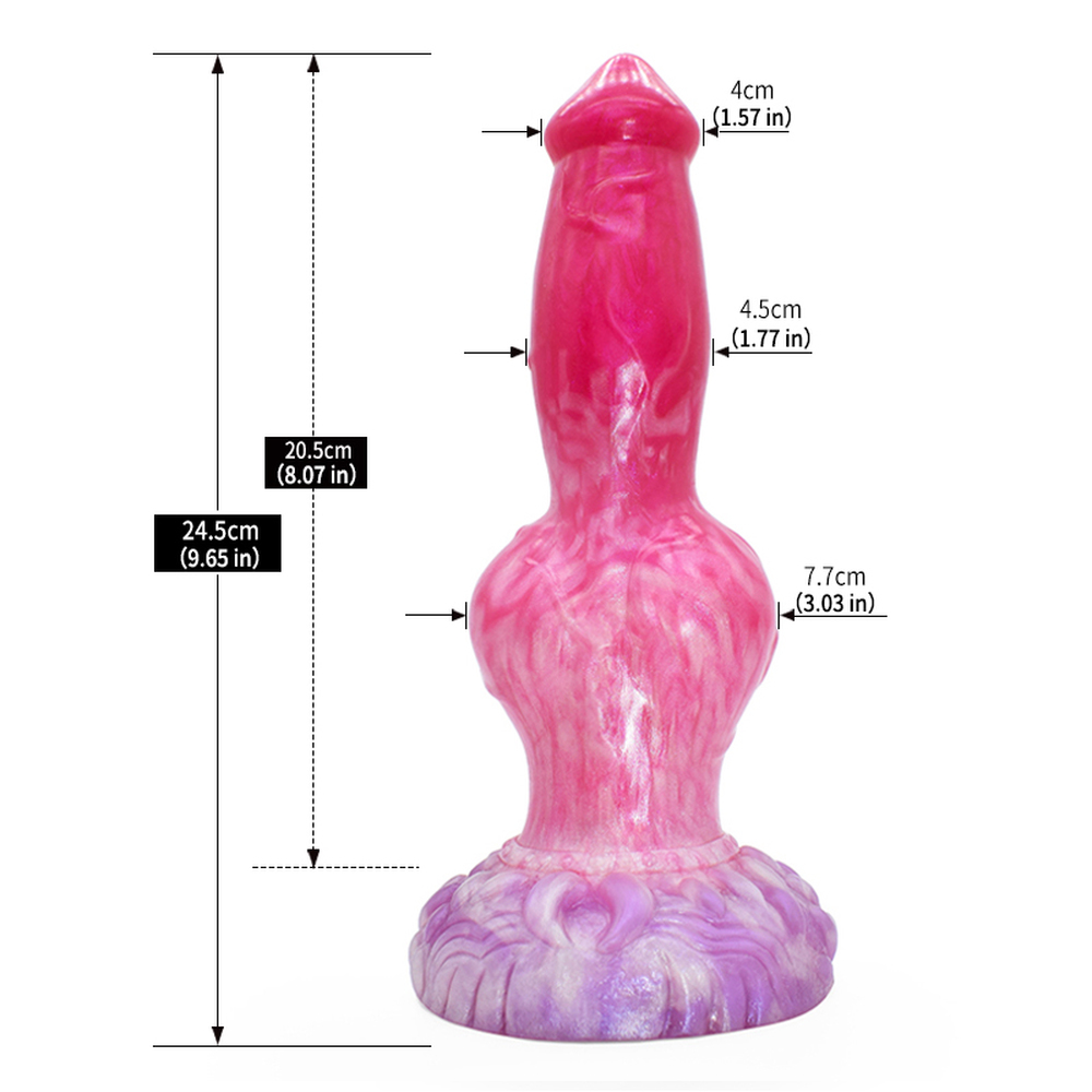(image for) Peachy Colorful Realistic Dildo- 10