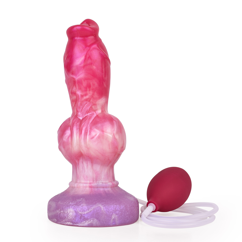(image for) Ejaculating Peachy Colorful Realistic Dildo- 12