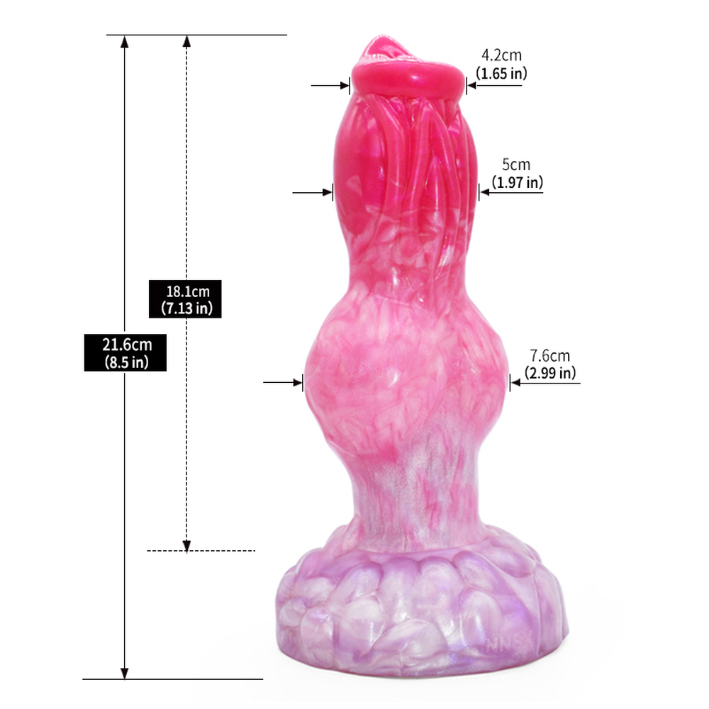 (image for) Peachy Colorful Realistic Dildo- 13