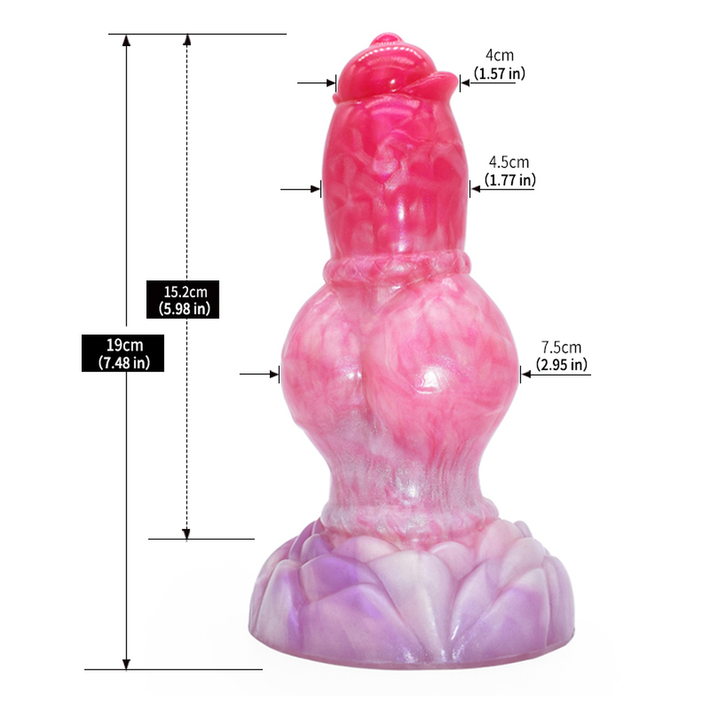 (image for) Peachy Colorful Realistic Dildo- 14