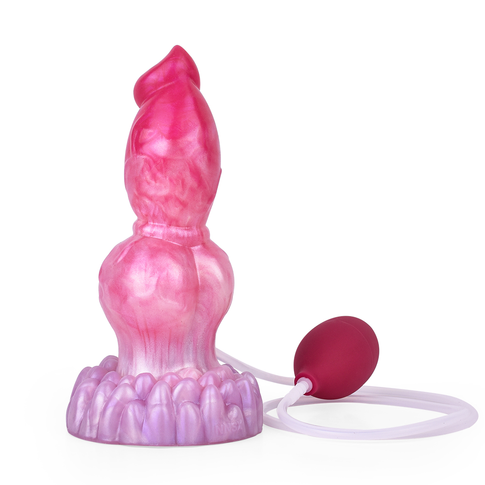 (image for) Ejaculating Peachy Colorful Realistic Dildo- 15