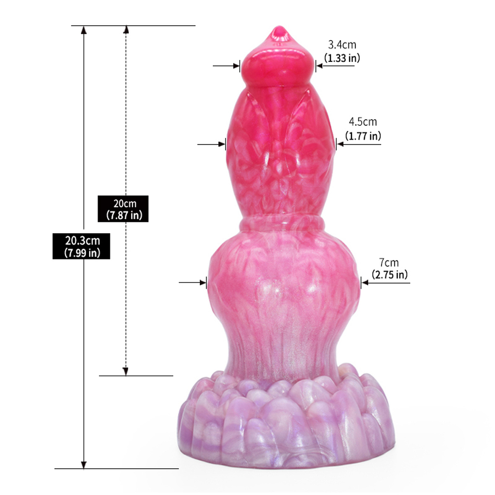 (image for) Peachy Colorful Realistic Dildo- 15