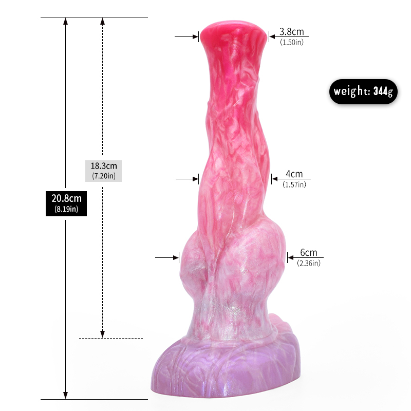 (image for) Peachy Colorful Realistic Dildo- 19