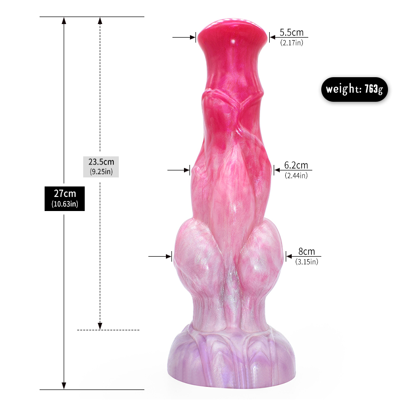 (image for) Peachy Colorful Realistic Dildo- 19