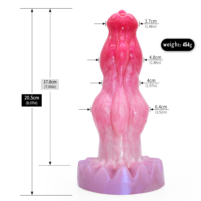 (image for) Peachy Colorful Realistic Dildo- 20