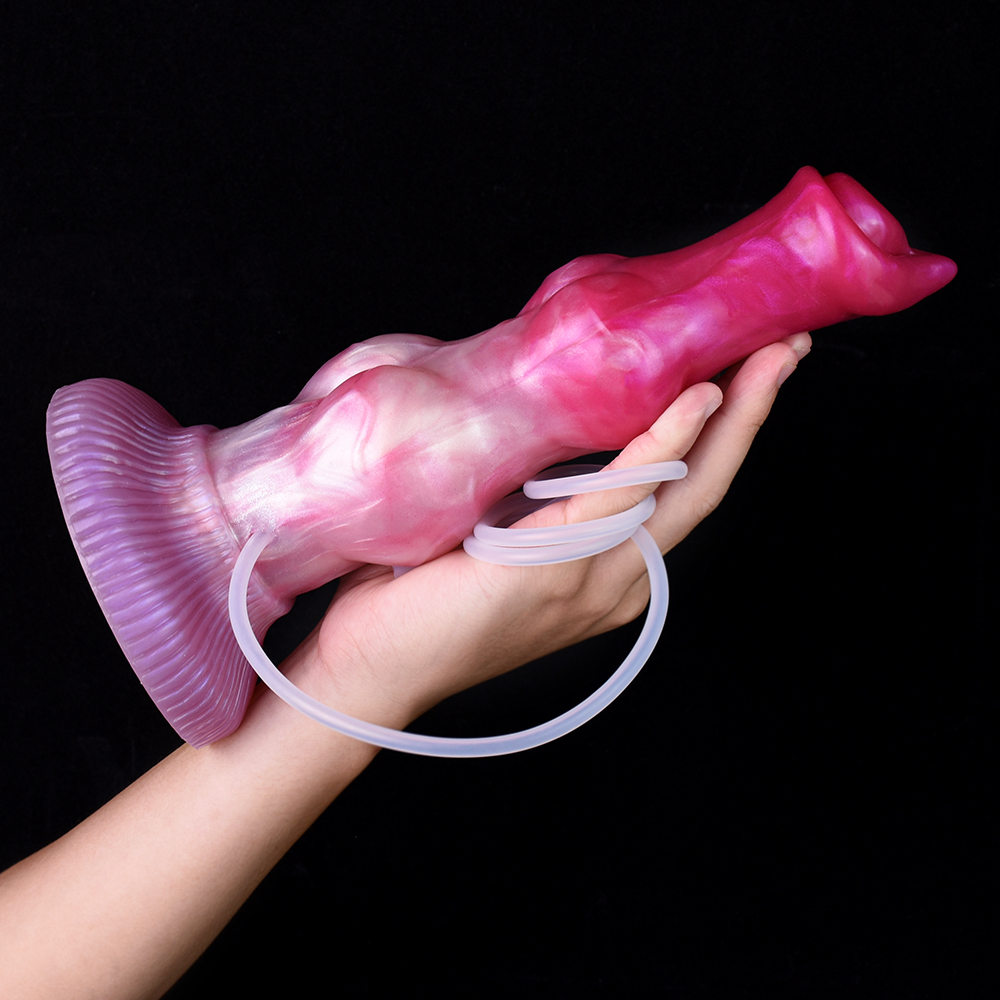 (image for) Ejaculating Peachy Colorful Realistic Dildo- 21