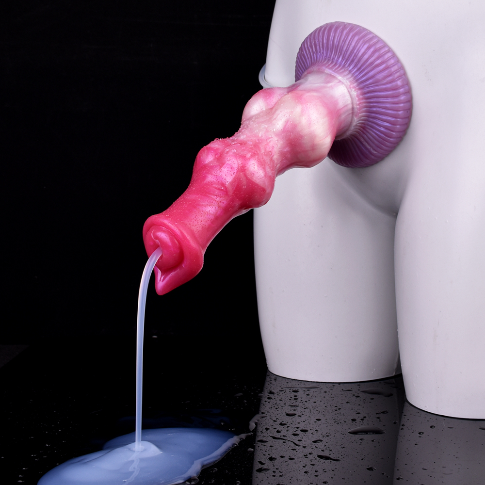 (image for) Ejaculating Peachy Colorful Realistic Dildo- 21