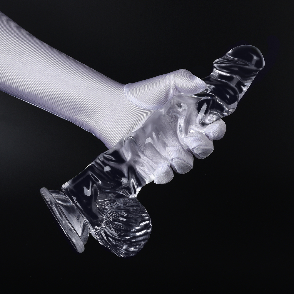 (image for) King Cock Clear 5 Size Cock W- Balls