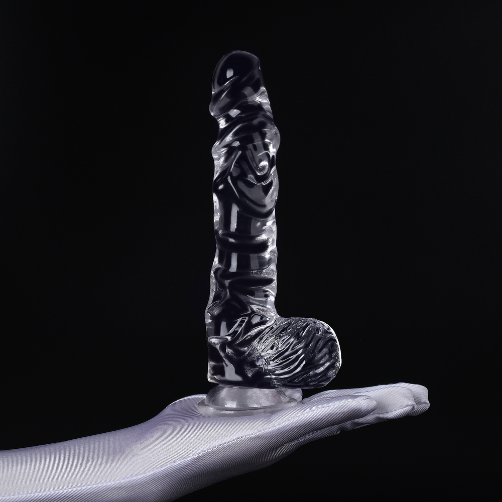 (image for) King Cock Clear 5 Size Cock W- Balls
