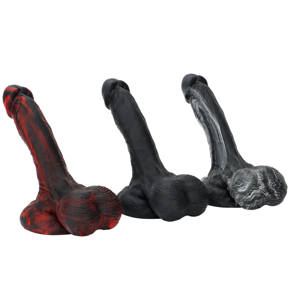 (image for) Double Color Silicone Large Dildo -05