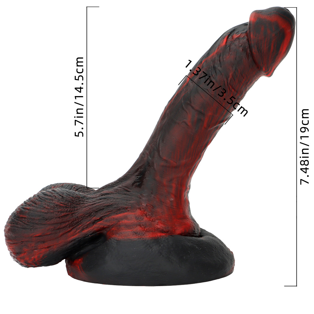 (image for) Double Color Silicone Large Dildo -05