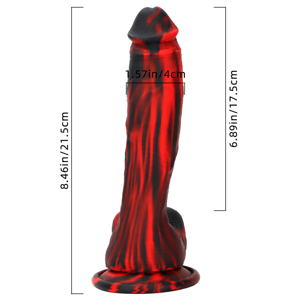 (image for) Double Color Silicone Large Dildo -07