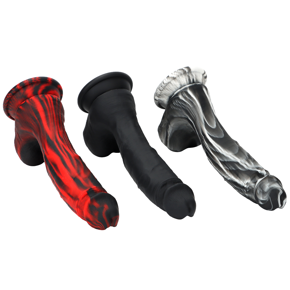 (image for) Double Color Silicone Large Dildo -07