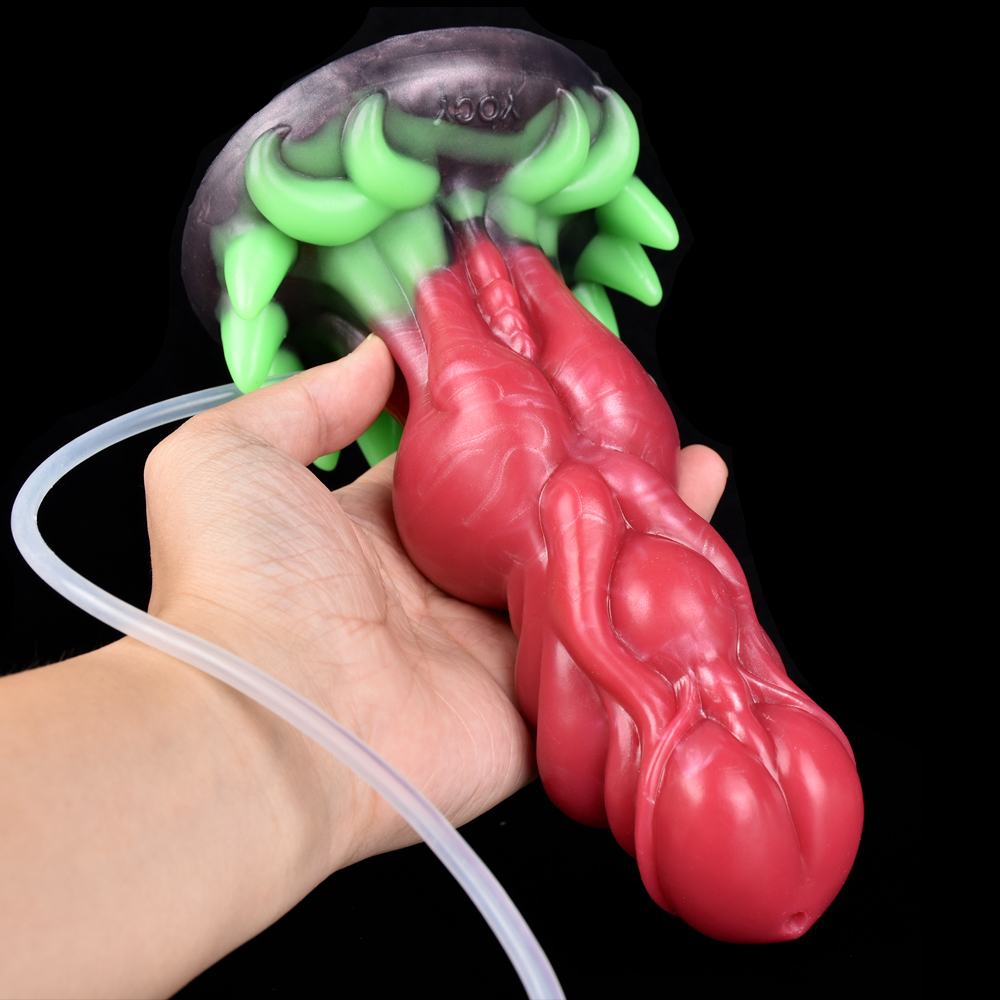 (image for) Ejaculating Wolf Cock Nailed Dildo