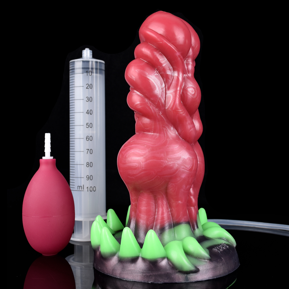 (image for) Ejaculating Wolf Cock Nailed Dildo