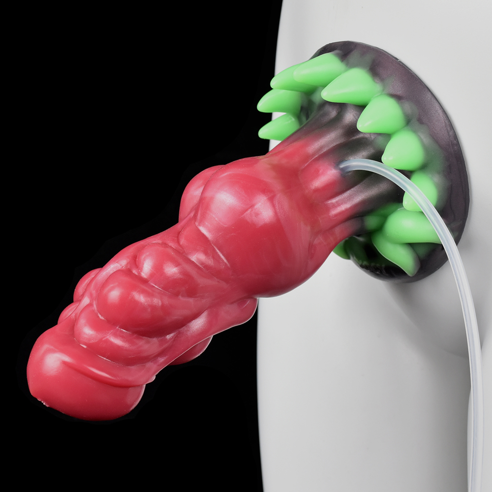 (image for) Ejaculating Wolf Cock Nailed Dildo