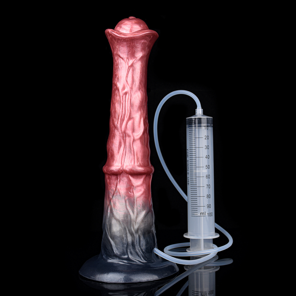 (image for) Squirting Fake Horse Realistic Animal Dildo - A