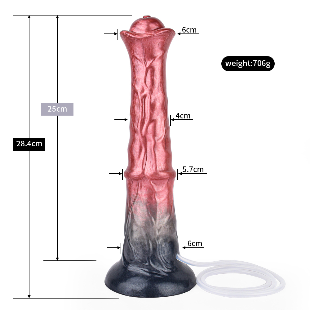 (image for) Squirting Fake Horse Realistic Animal Dildo - A