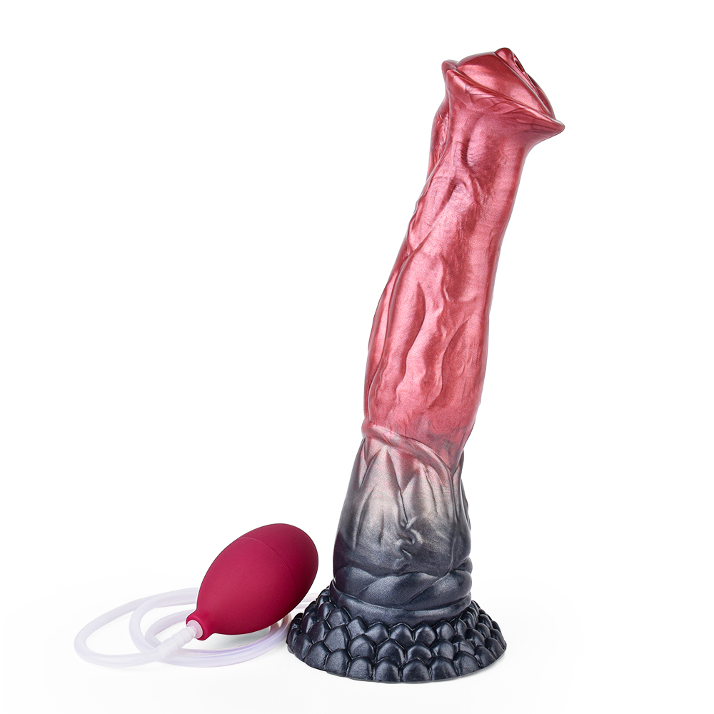 (image for) Squirting Fake Horse Realistic Animal Dildo - C