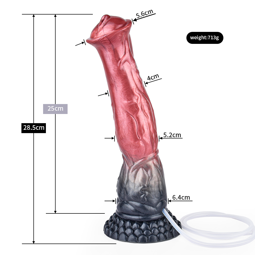 (image for) Squirting Fake Horse Realistic Animal Dildo - C