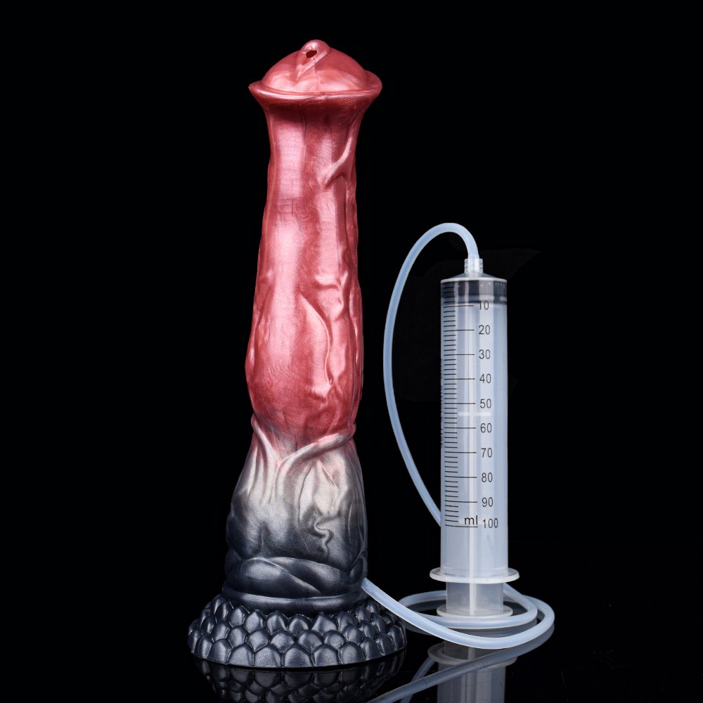 (image for) Squirting Fake Horse Realistic Animal Dildo - C