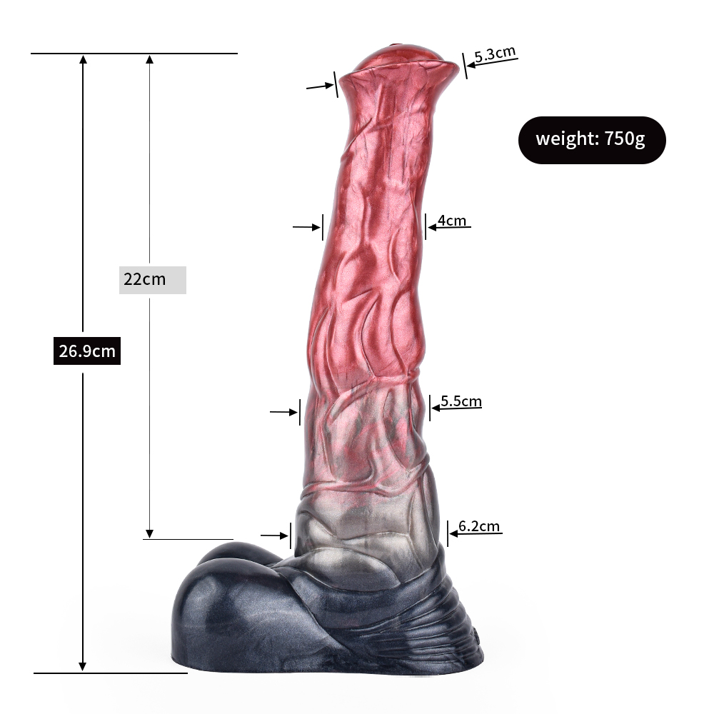 (image for) Fake Horse Realistic Animal Dildo - L