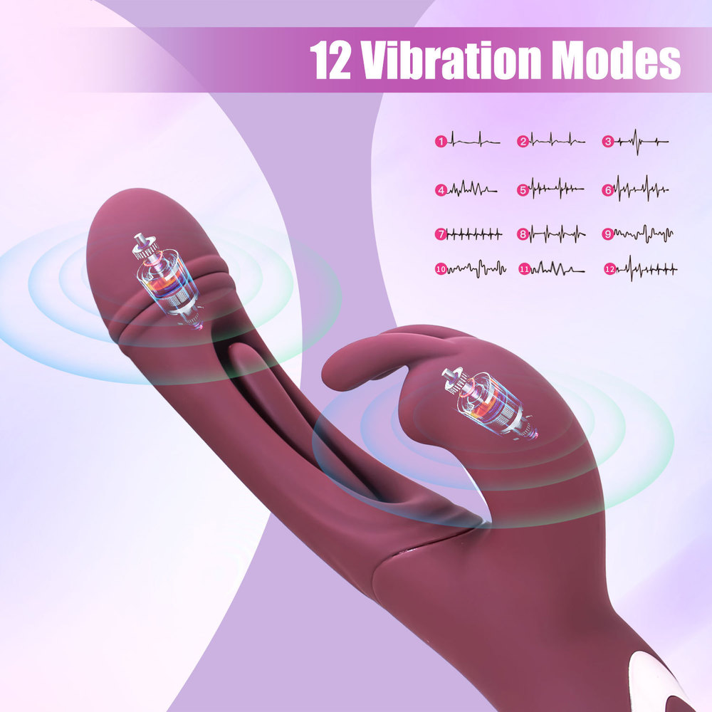 (image for) 3-in-1 Tapping Clit-stimulating G-spot Vibrator
