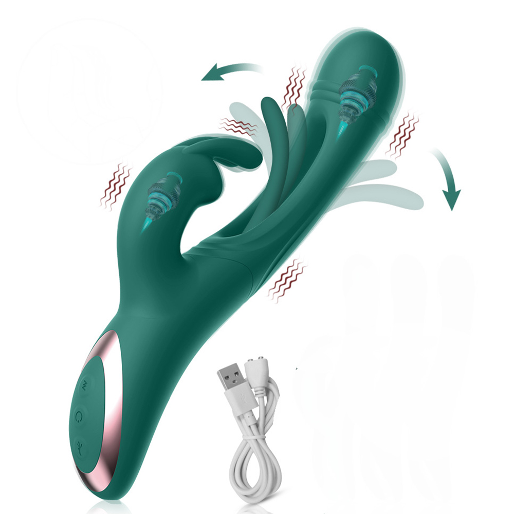 (image for) 3-in-1 Tapping Clit-stimulating G-spot Vibrator