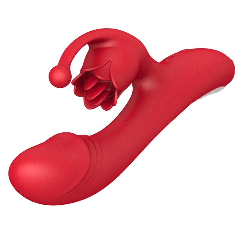 (image for) Rose Clit Stimulation Rabbit Vibrator