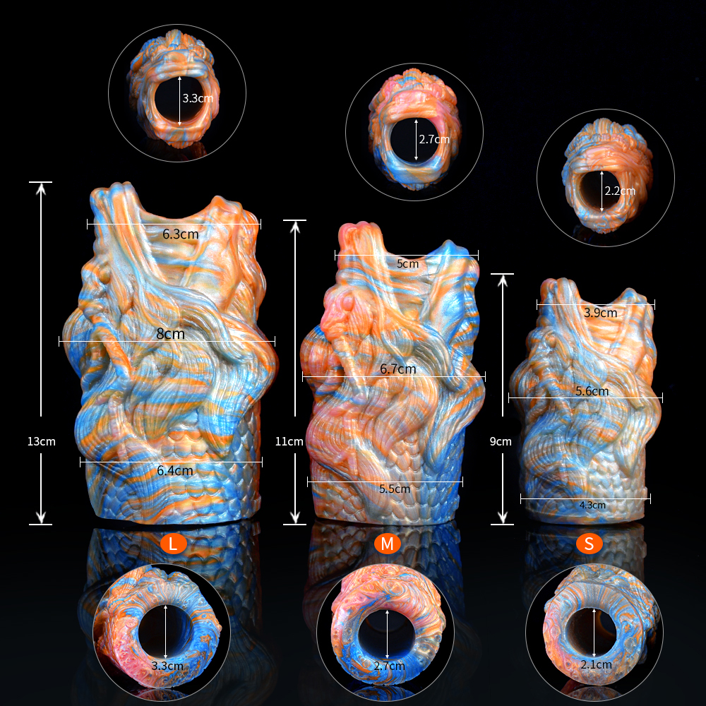 (image for) Haughtiness Dragon Soft Silicone Penis Extender