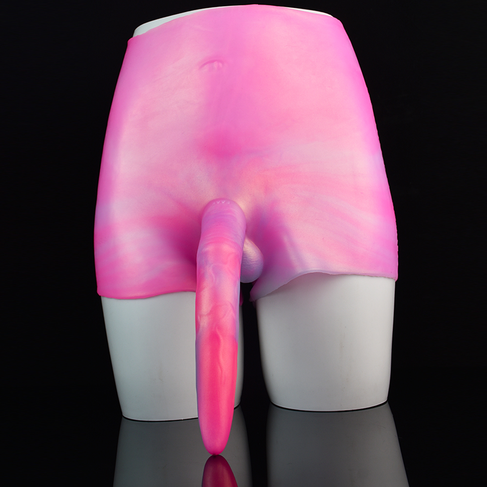 (image for) Sissy Training Fantasy 9.5" Dildo Panty -02