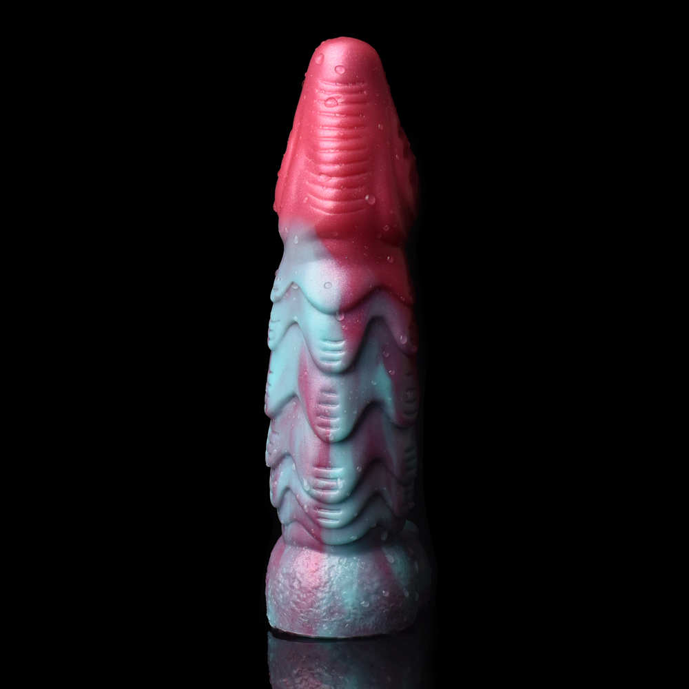 (image for) Hollow Penis Extension With Scrotum Ring - Rose