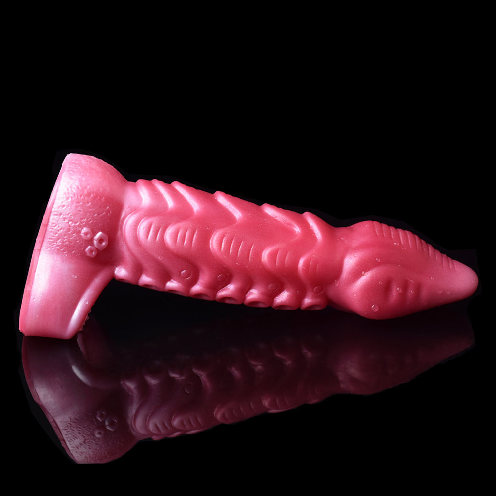 (image for) Hollow Penis Extension With Scrotum Ring - Rose