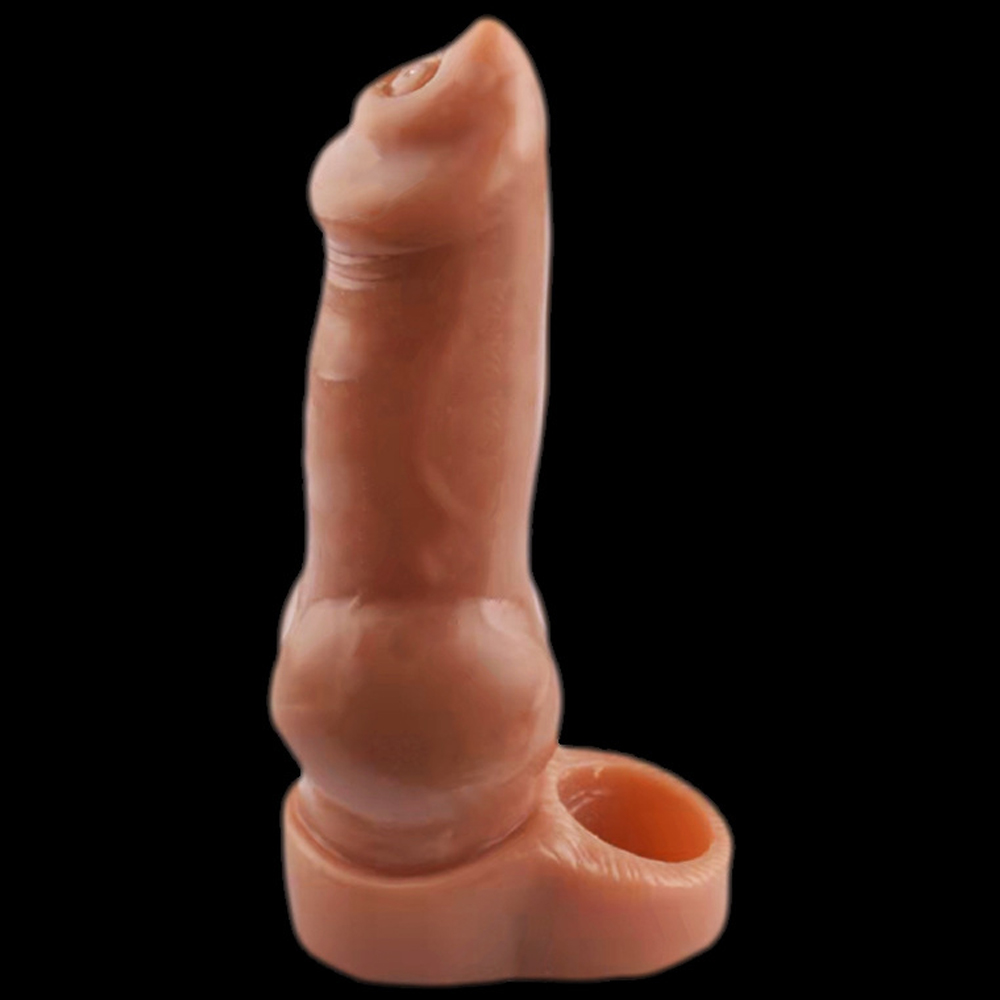 (image for) Mixed Color Abnorma Penis Sleeve - Rose