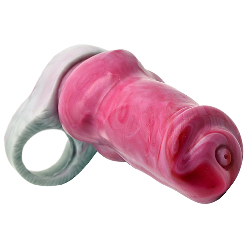 (image for) Mixed Color Abnorma Penis Sleeve - Rose