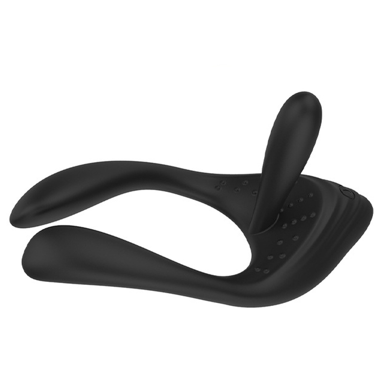 (image for) Love Triangle Cock Ring With 3 Motor