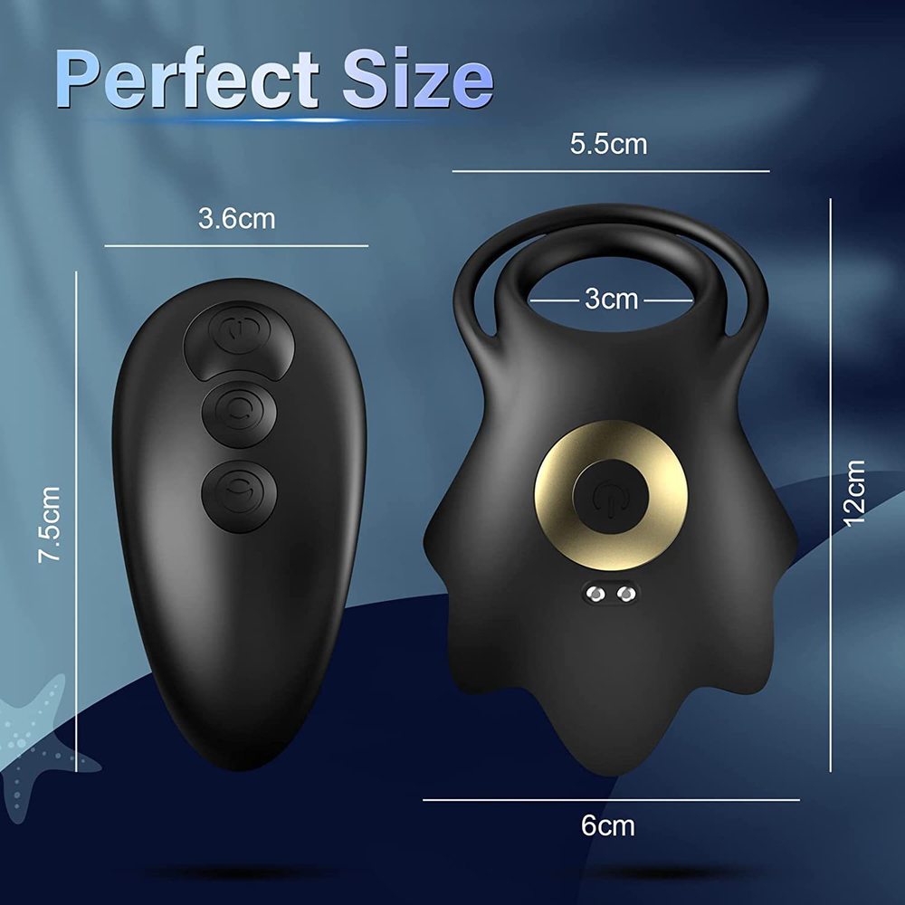 (image for) Starfish Wireless Vibration Cock Rings