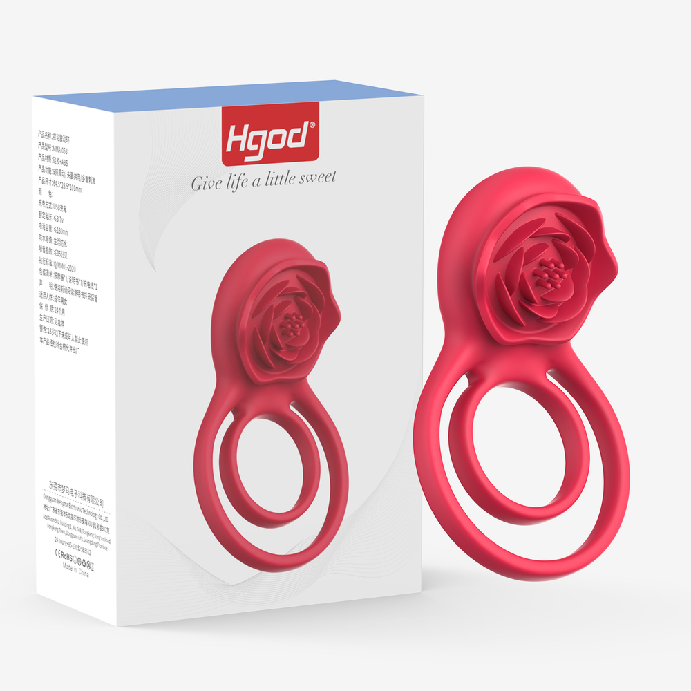 (image for) Petal-shaped Vibrating Penis Ring