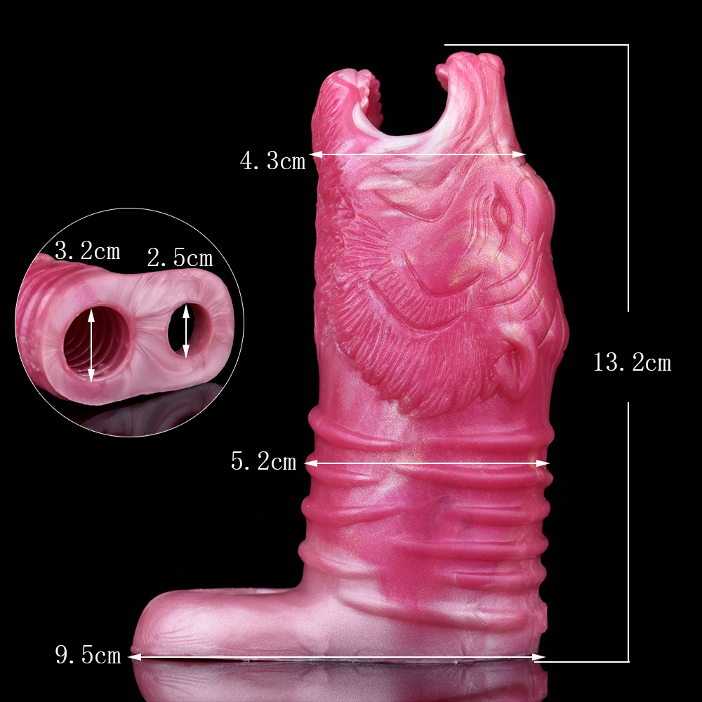 (image for) Tiger Head Penis Girth Sleeve