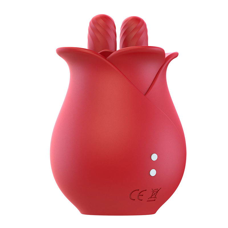 (image for) Romeo Double-pistil Rose Tongue-lickiing Vibrator